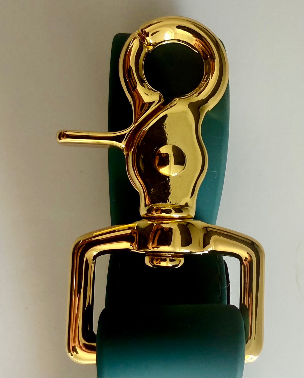 Simply Spoilt Signature Lead and Collar Set - matching heritage green dog lead and collar with gold hardware
